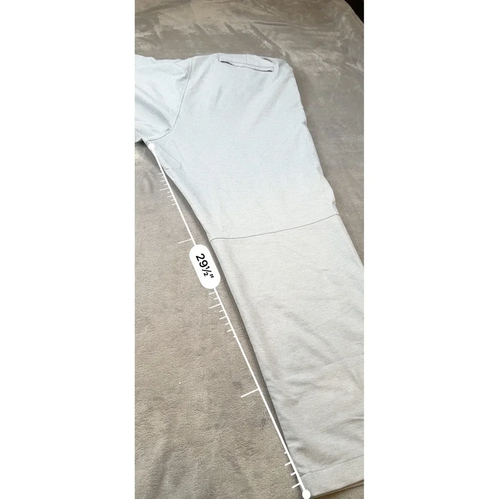 Tommy Bahama On The‎ Par Flat Front Light Gray Pants - Mens 46 x 30
